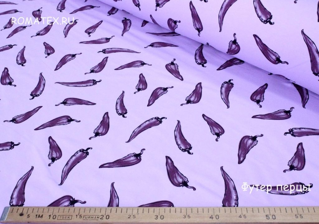 футер 2х нитка принт перцы футер 2х нитка принт перцы